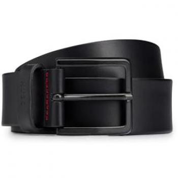 Cinturón de Piel HUGO Gionio Negro para Hombre 110 cm Casual