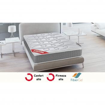 PIKOLIN Colchón viscoelástico 135x190 firmeza Alta, Alta Densidad, Reversible, Gama Alta, Alto 27 cm - Colchones Dardania