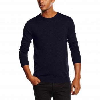 SELECTED HOMME SHDTOWER MERINO CREW NECK NOOS, suéter Hombre, Azul