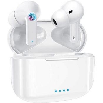 Auriculares Inalámbricos Soicear Cascos Bluetooth 5.1 Deportivos con Micrófono,Sonido Estéreo HiFi,Control Táctil,IPX5 Impermeables, Reproducci 38 Horas USB-C para iPhone Xiaomi Samsung Huawei Sony