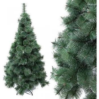 Arcoiris Árbol de Navidad Artificial Acebo, Natural Verde, Material PVC, Soporte deMetal