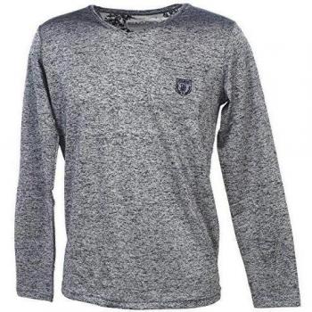 BIAGGIO - Camiseta de manga larga - para hombre azul marino / azul noche XXL