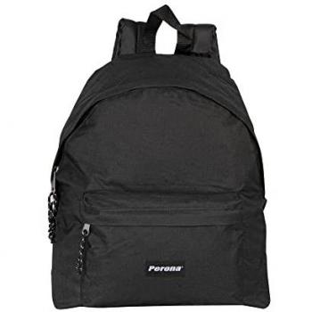 Perona Mochila Infantil Negra Vulcano 56115 - Cómodo y Práctico, 40 cm, Multicolor