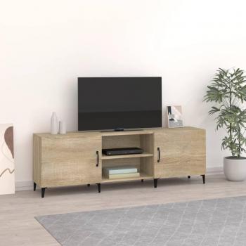 Soporte para TV de madera multicapa en color roble Sonoma, dimensiones 150x30x50 cm