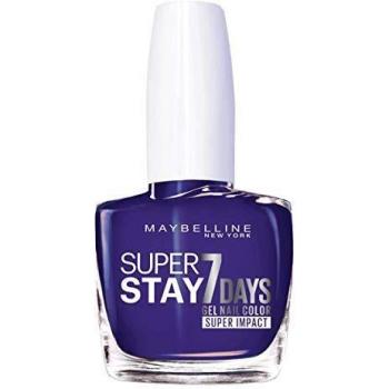 Maybelline New York - Superstay 7Days 887 All Day Plum Pintauñas Larga Duración Efecto Gel, Azul Violáceo