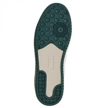 Hummel St Power Play RT Unisex Sneakers - White/Green, Size 40
