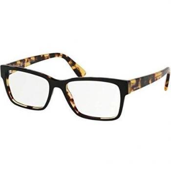 Prada 0PR 15VV Monturas de gafas, Top Black/Medium Havana, 55 para Hombre