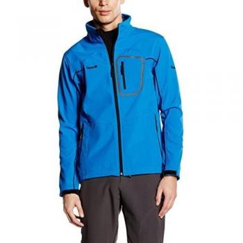 Izas Mogen Chaqueta Softshell, Hombre, Azul Royal/Negro, 3XL