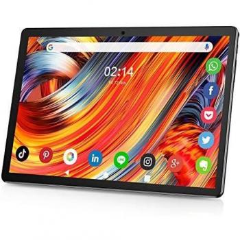 Tablet 10.1 Pulgadas Android 9.0 Tableta del teléfono 3G con 32 GB Ranura de Almacenamiento 2 Tarjeta SIM y la cámara de 5MP, WiFi, Bluetooth, GPS, de Cuatro núcleos, HD 10 Negro
