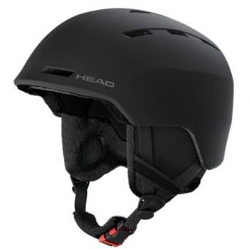 Casco de Esquí Alpino Head Vico Negro, ligero, con tecnología de ventilación, ajuste personalizado, forro interior extraíble y lavable, certificación de seguridad EN 1077