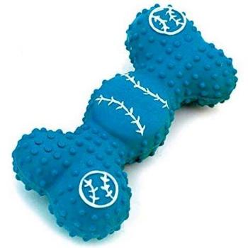 Juguete de Látex en Forma de Hueso Azul para Perros, 13cm