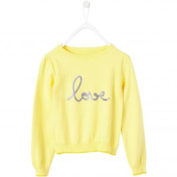 VERTBAUDET Jersey niña Amarillo Claro 3A