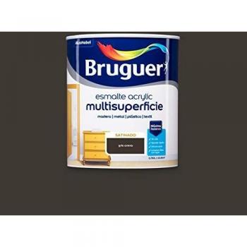 Bruguer Acrylic Multisuperficie Esmalte al agua Satinado Gris Arena 750 ml