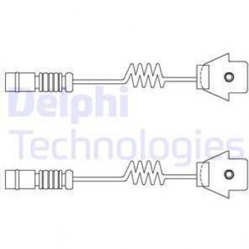 DELPHI Contacto de aviso, desgaste de los frenos LZ0111 para MERCEDES-BENZ: 124 Series, 201 Series, Classe E, 126 Series