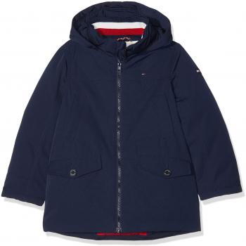 Tommy Hilfiger Padded Parka, Chaqueta para Niños, Azul