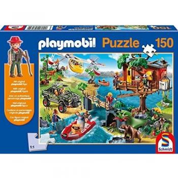 Puzzle Playmobil Casa en el Árbol de 150 Piezas con Figurita Incluida