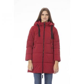 Baldinini Trend Red Polyester Jacket & Coat - S