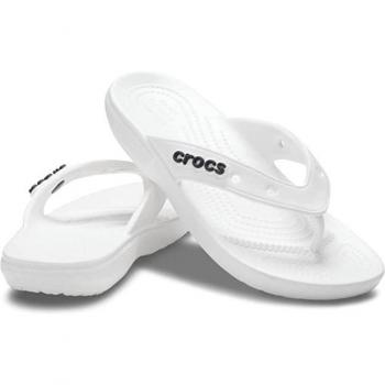 Chanclas unisex Classic Flip Crocs blancas - Talla 36-37