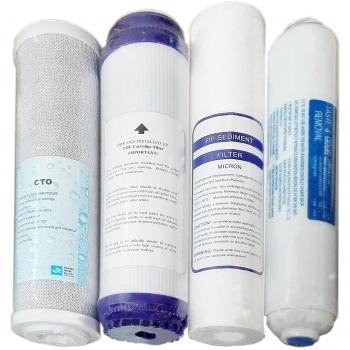 Juego 4 filtros osmosis inversa