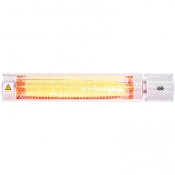 Radiador Infrarrojo Halógeno Gabarron IFH-2001, 1000/2000W, Onda corta, Calentamiento instantáneo, Protección para interiores y exteriores, Área de calentamiento: 12-