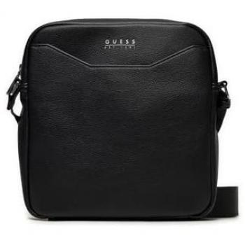 Bandolera Guess Mestre Negra HMMETU P4259 para Hombre, Tamaño Único, Cierre Superior, Colección Otoño/Invierno