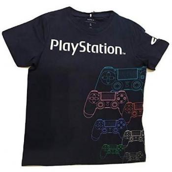 Name It NKMPLAYSTATION - Camiseta para niño SS Top LIC Dark Sapphire 146/152 cm