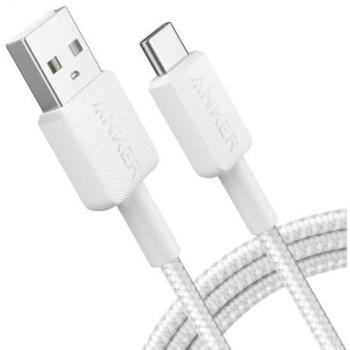 Cable USB-C Anker 322 Nylon 3m 60W Negro