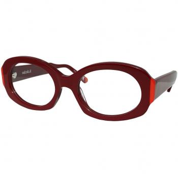 Redele LOS ANGELES 03 Men's Eyeglasses Burgundy Size 50 - Frame Only, Blue Light Block Available