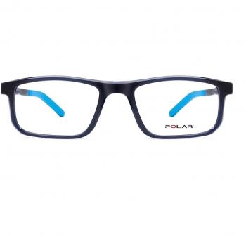 Polar Curling With Clip-On 27/B Gafas Recetadas para Hombre Azules con Armazones y Lentes de 52