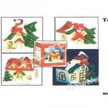Portavelas Navidad Casa