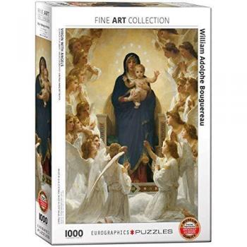 Eurographics 1000-Piece Puzzle - Virgin with Angels by William Bouguereau