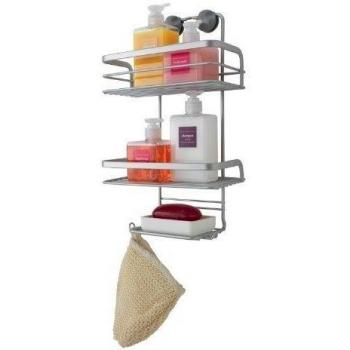 Metaltex Jabonera Ducha, Gris Metalizado, Estandar