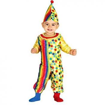Disfraz de Payaso Baby Multicolor Talla 6-12 Meses