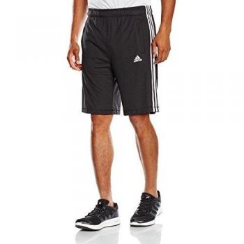 adidas ESS The Short - Pantalón corto para hombre, color negro / blanco, talla XS