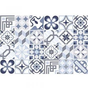 Ambiance-Live Adhesivos para Pared, Vinilo, Multicolores, 24 Unidades