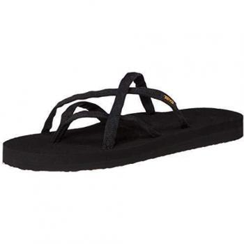 Teva Women's Olowahu Black Mix Flip-Flops