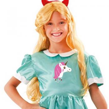 Peluca de Princesa Rubia