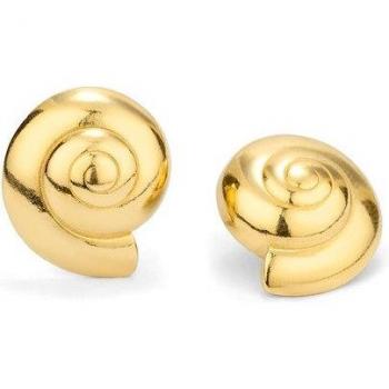 Pendientes Inner Paradise de plata dorada