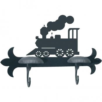 IMEX EL ZORRO El Zorro 11718-Percha Locomotora, 290 mm, Hierro Forjado, Negro, 9x29x20 cm