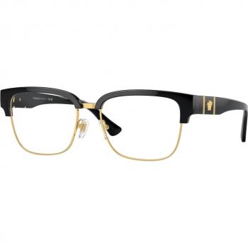 Versace VE3348 Eyewear Frames, Color GB1, Square Shape, Black, Unisex, Size 55 MM