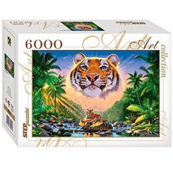 Puzzle Step Puzzle Tigre Magnífico de 6000 Piezas