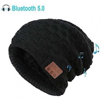 Gorro inteligente unisex con Bluetooth 5.0, auriculares deportivos inalámbricos y micrófono incorporado