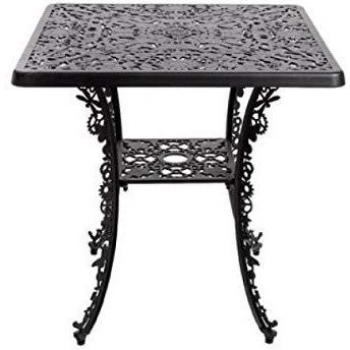 Seletti Industry Collection Mesa Cuadrada cm. 70 x 70 Negro