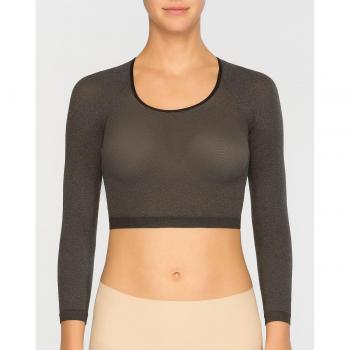 SPANX para mujer. Camiseta Interior Básica de Punto Semitransparente