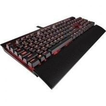 Corsair K70 LUX Teclado mecánico Gaming, retroiluminación LED roja, QWERTY Español, Cherry MX Brown