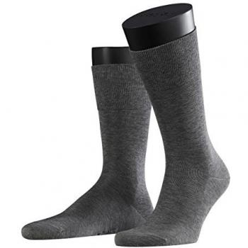 Falke Tiago Classic Fil d'Ecosse Mercerised Cotton Socks - Light Grey Melange - Size 8.5-9.5 Mens (43-44 BR / 11-12 US)