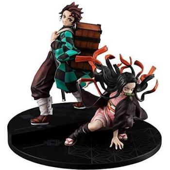Megahouse Demon Slayer - Hermano y Hermana de Kamado - Estatuilla Serie GEM 17 cm