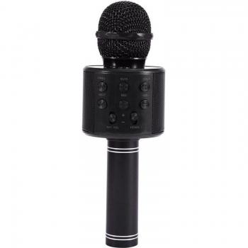 Micrófono Inalámbrico Portátil Bluetooth Karaoke con Altavoz Estéreo USB para Música en Línea KTV