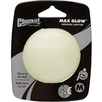 Chuckit! Max Glow Ball, Medium, 6.5 cm