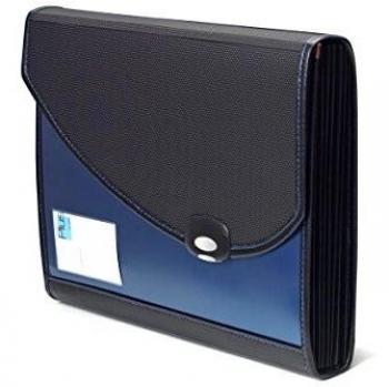 Carpeta Expandible Rapesco A4+ 7 Compartimentos Polipropileno Azul